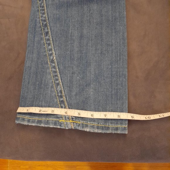 New True Religion Boot Cut Jeans Size 26 Inseam 31 Rainbow Joey - Picture 11 of 13